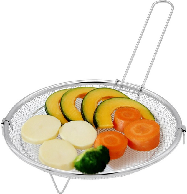 무디타 스텐 찜 채반 + 탈부착 전용 손잡이 세트, 1세트