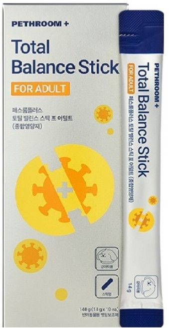 페스룸 강아지 플러스 토탈 밸런스 스틱 포 종합영양제 10p, 140g, 1개, 어덜트