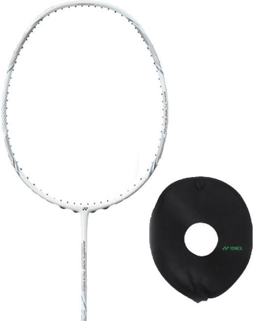 YONEX NANOFLARE NEXTAGE 4U 無穿線羽球拍 白色 + 拍頭套組, 1套, NF-NT