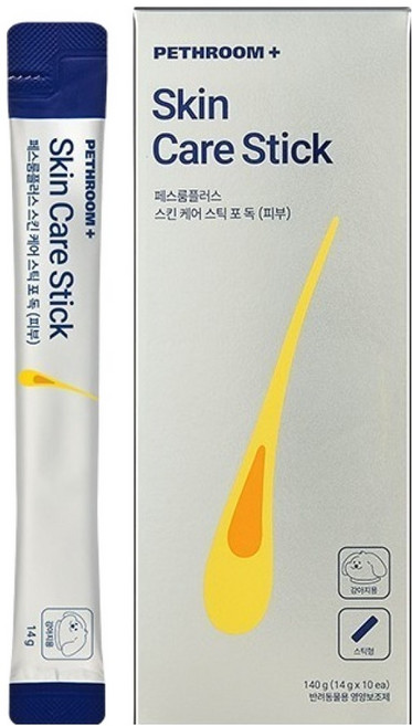 페스룸 플러스 스킨 케어 스틱 포 독 영양제 10p, 140g, 1개, 피부/피모