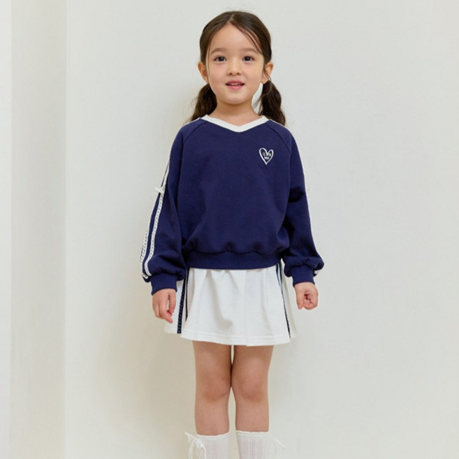 베베쥬 유앤미 치마바지 + 상의 세트