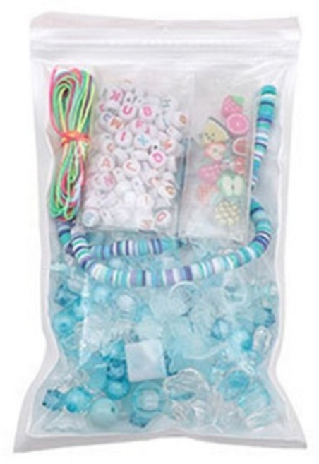 윰스 DIY 핸드폰 스트랩 비즈 키링 만들기 세트, 스카이, 1세트