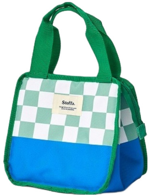 모던하우스 디어데이 보온보냉가방, 그린 체커보드, 1개