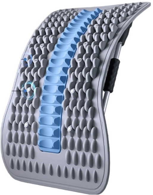 티리티티 허리 안마 지압 스트레칭 기구, 그레이 블루