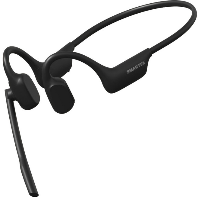 스마텍 골전도 스포츠 방수 무선 블루투스 이어폰, 블랙, STBT-BCE06 mic