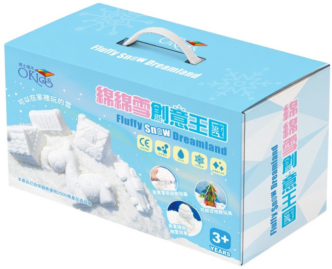 OKids 博士積木 綿綿雪創意王國, 白色, 1套