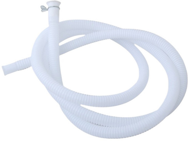 圓潤時尚冷氣排水管 白色 2m, 1個, 單一商品