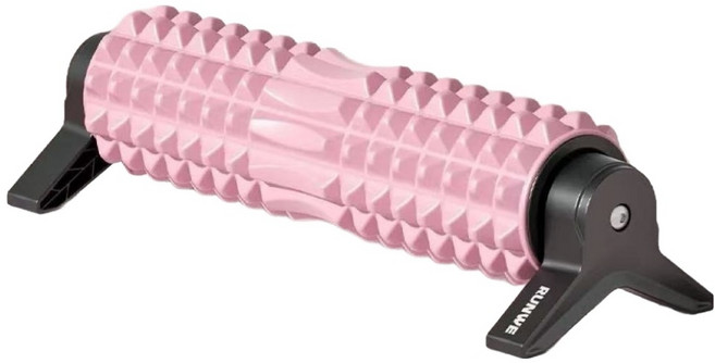 Tirititi 支架型泡棉滾筒按摩器, 粉紅色, 1個