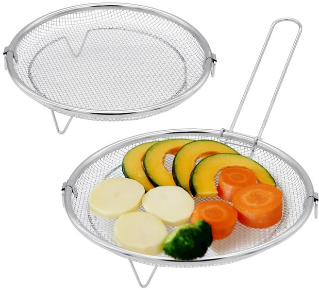 무디타 스텐 찜 채반 2종 + 탈부착 전용 손잡이 세트, 1세트