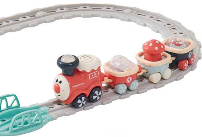 하베브릭스 멜로디 기차놀이세트, 혼합색상, 1세트
