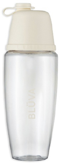 블루바 눈금표시 트라이탄 와이드캡 쉐이커, 크림 베이지, 1개, 500ml