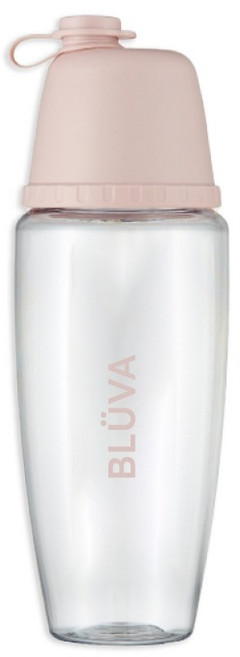 블루바 눈금표시 트라이탄 와이드캡 쉐이커, 파우더 핑크, 1개, 500ml