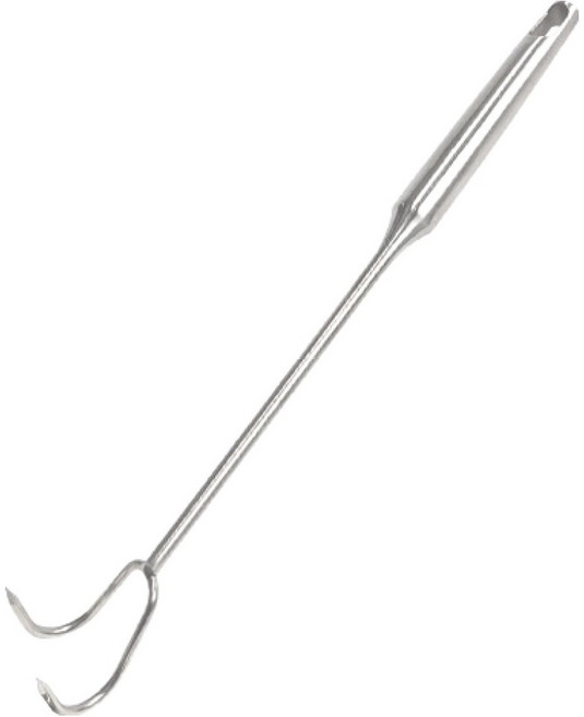 월드크린 더블 스텐 핸들 갈고리 40cm, 1개