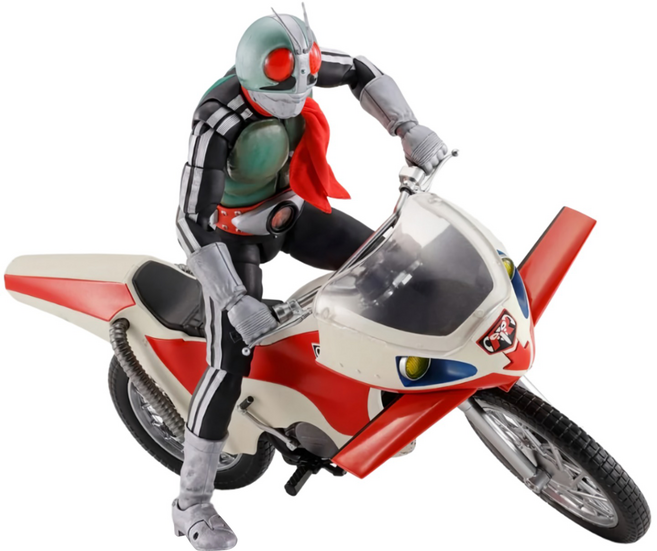 BANDAI S.H.Figuarts SHF 真骨彫製法 新·假面騎士 新旋風號 榮光的昭和騎士 靜態完成品, 1個