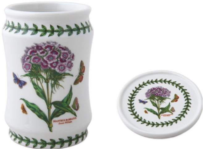 포트메리온 보타닉가든 수저통 + 받침 소 C세트, 혼합색상, 1세트