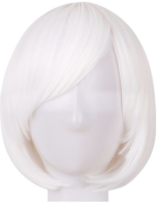 마다꾸미 단발머리 데일리 전체가발, 19 화이트사이드뱅, 1개