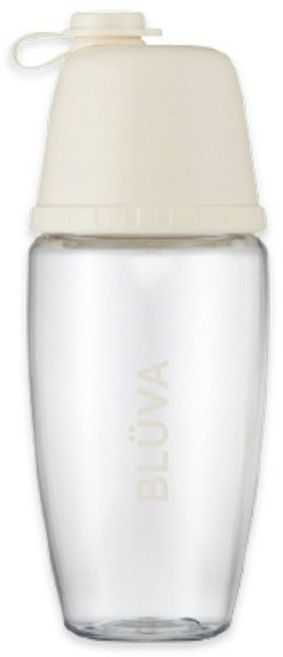 블루바 눈금표시 트라이탄 와이드캡 쉐이커, 크림 베이지, 1개, 350ml