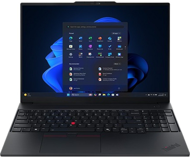 레노버 2026 씽크패드 E16 G3 AI 코어Ultra7 인텔 14세대, Black, 1TB, 16GB, WIN11 Home, 21SR0029KR