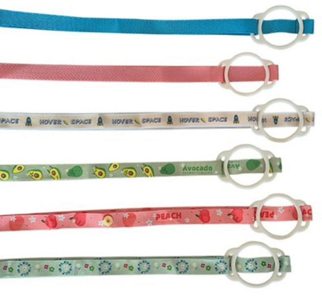 큐트미 휴대용 물병 스트랩 6종 세트 MP503, 혼합색상, 1세트