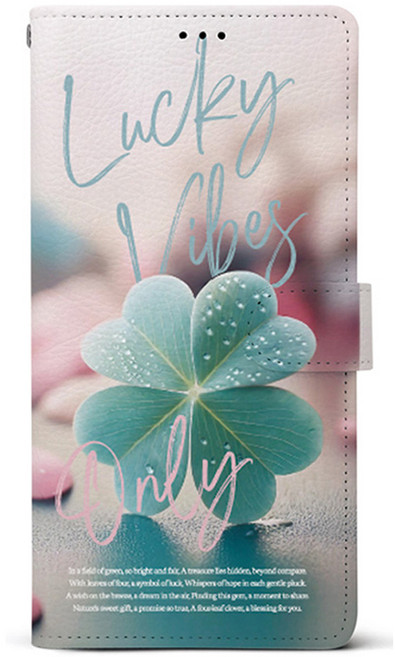 케이스퍼시픽 네잎클로버 가죽 다이어리 휴대폰 케이스