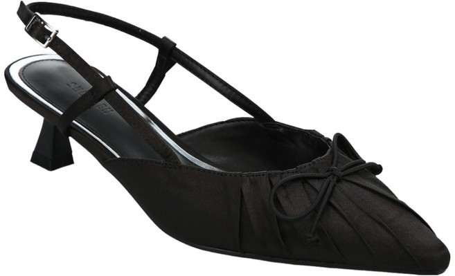 슈펜 새틴 셔링 슬링백 4cm HPWWVGS406