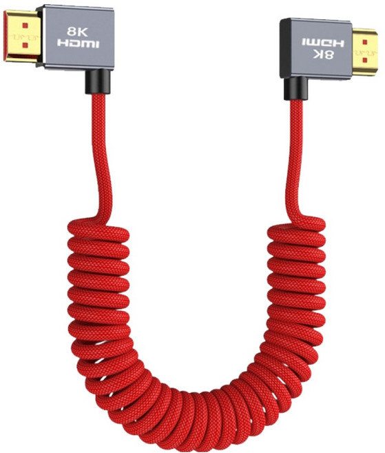 호후 HDMI to HDMI 스프8K 꺽임 케이블 좌우, 1개, 30cm