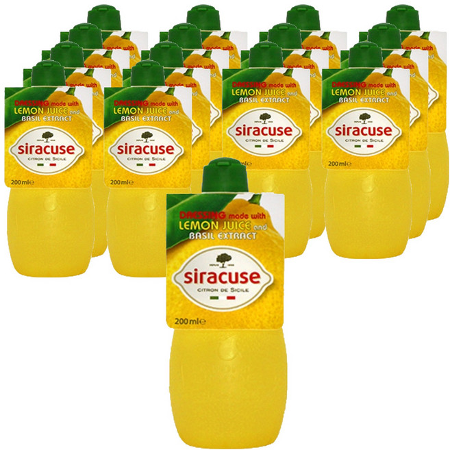 Siracuse 羅勒檸檬汁, 200ml, 15個