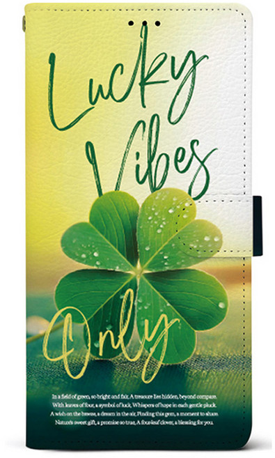케이스퍼시픽 네잎클로버 가죽 다이어리 휴대폰 케이스