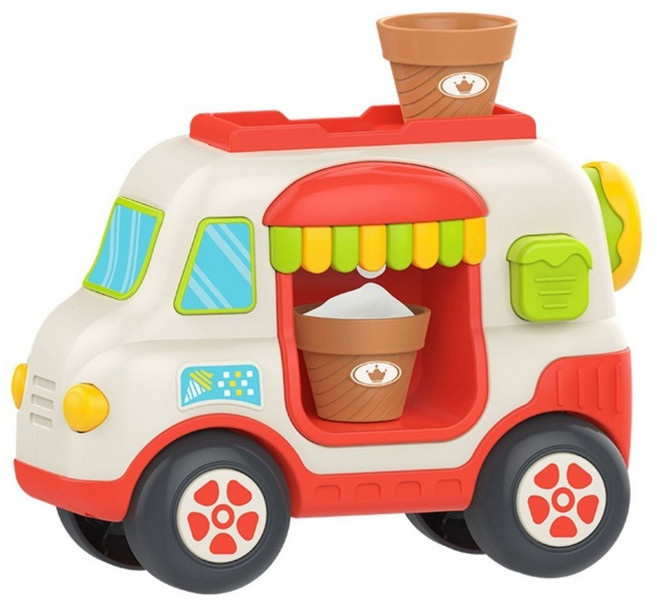 PLAYFUL TOYS 頑玩具 泡泡雪糕車, 紅色, 1個