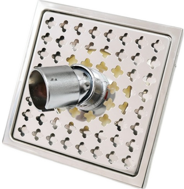 욕실플러스 욕실 스텐 200각 냄새차단 국산 배수구 거름망, 1개