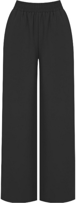 t.view 女款簡約寬版鬆緊西裝褲 V6A-CPT014