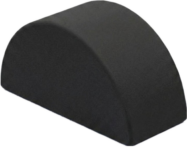 시크리치 반원형 요가블럭, 블랙, 1개