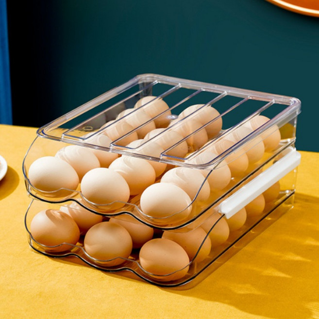 WithWin 36格雙層自動滾動雞蛋收納盒