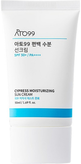 아토99 편백수 히알루론산 수분 선크림 SPF50+ PA++++, 1개, 50ml