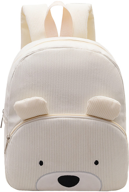 키즈트리 아동용 곰돌이 디자인 골덴 백팩 BB-424