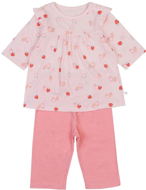 아가방 아리나 7부 실내복 상하의 세트