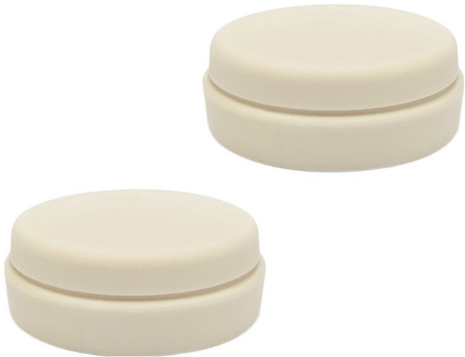 토비앤몰리 젖병뚜껑, 2개, 바닐라