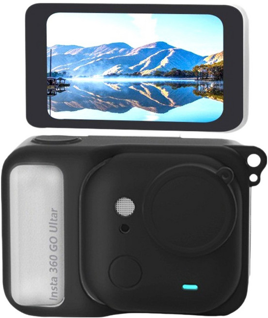 SPACE SHIELD Insta360 GO Ultra 相容標準矽膠保護殼, 1個, 單一商品