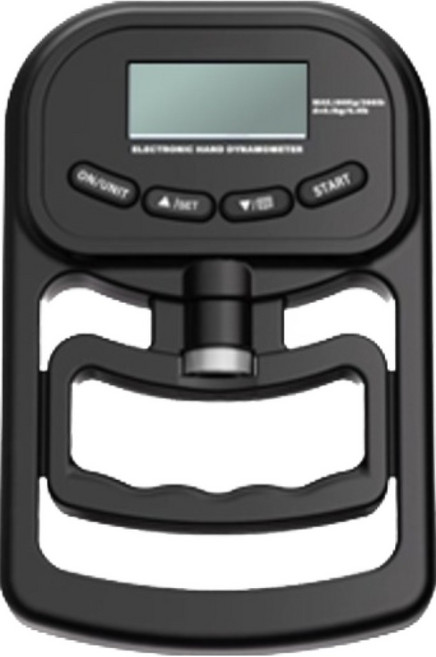 루아즈 프리미엄 휴대용 정밀 디지털 악력측정기, 1개, 블랙