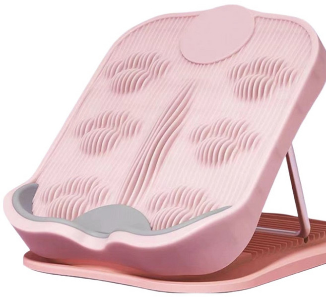 Obangnanchang 運動小腿阿基里斯腱腿部足部伸展板, 粉紅色