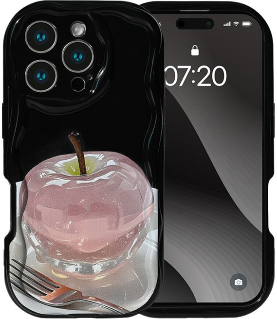 아머릭스 크리스탈 애플 휴대폰 케이스