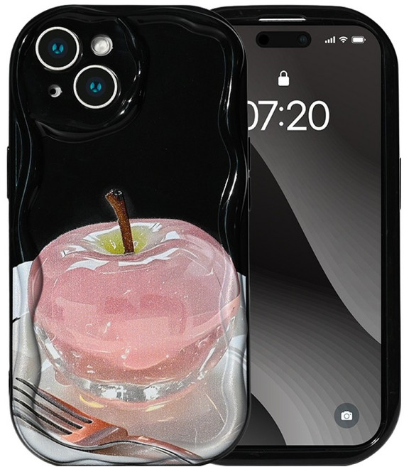 아머릭스 크리스탈 애플 휴대폰 케이스