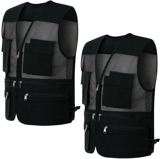 엠엔씨 남성용 다수납 아웃도어 조끼 MDJK150HI 2p