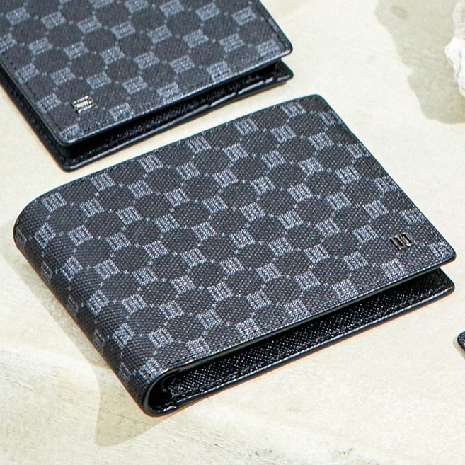 닥스 루이스 디디 패턴 PVC 반지갑 DBWA6E123BK