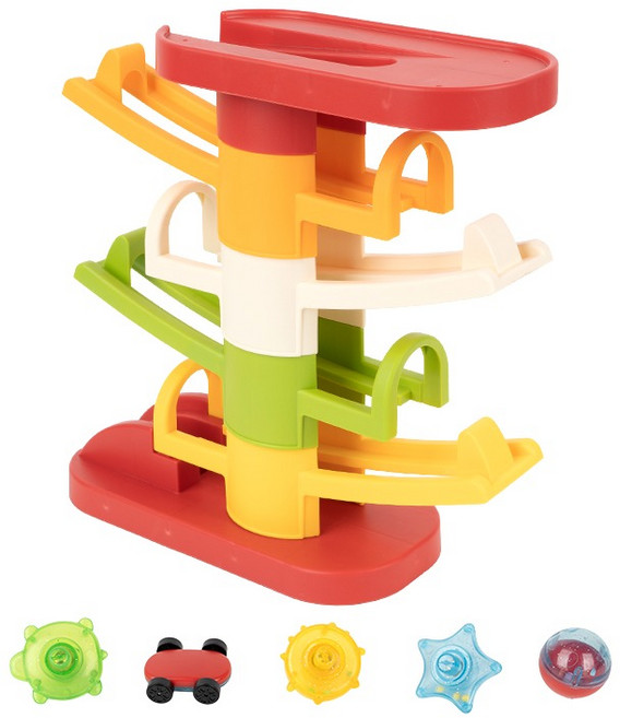 캐스비 플레이 슬라이딩레이싱타워 29.5cm, 혼합색상, 1개