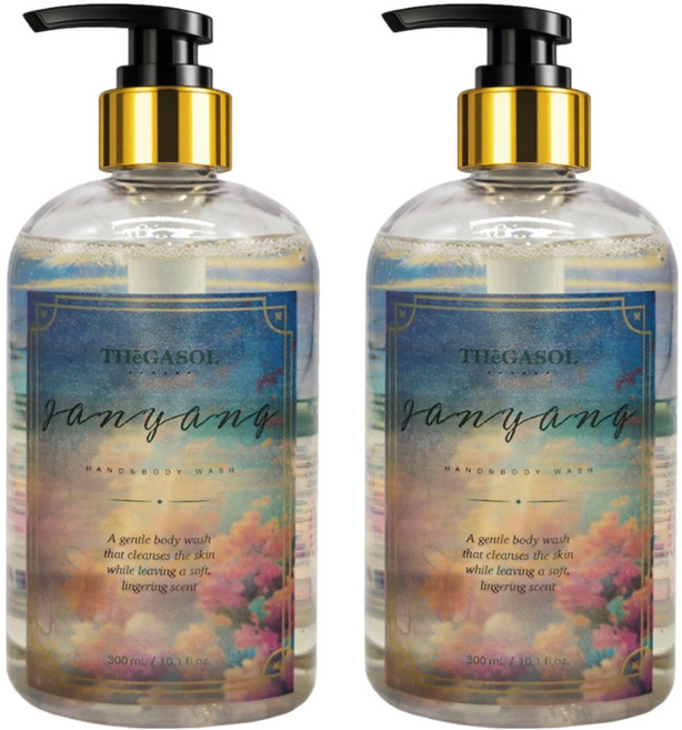 THeGASOL 手部身體沐浴乳 殘香, 2個, 300ml