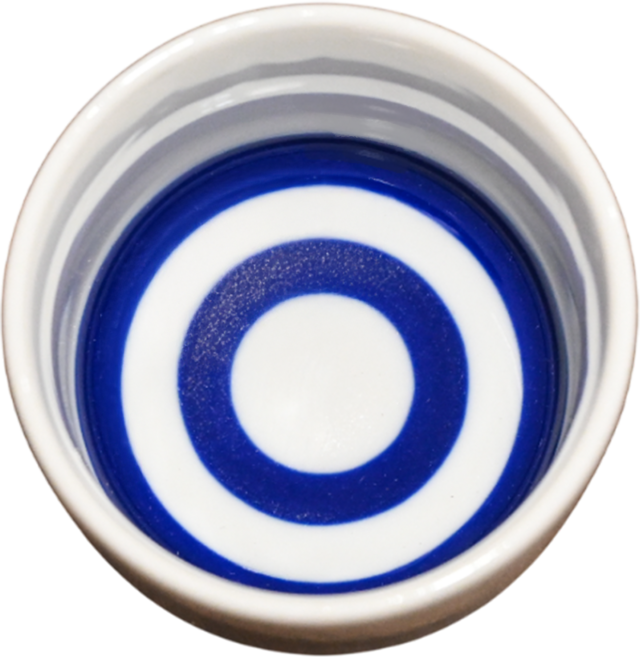佐和 日本製 蛇目酒杯 6.3 x 7cm, 白色, 1個