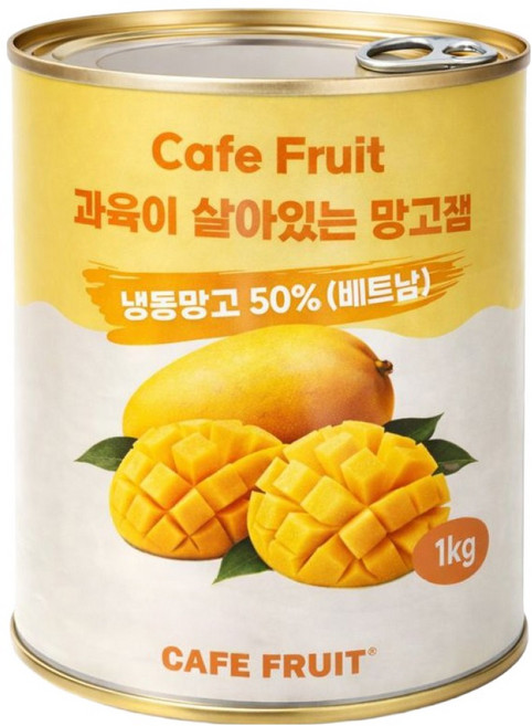 카페프룻 과육이 살아있는 망고잼, 1개, 1kg
