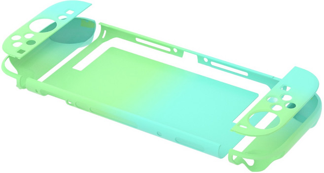 호후 닌텐도 스위치2 그라데이션 슬림 풀커버 하드 그라 케이스, 청록그라데이션, 1개, SW2-GradationCase
