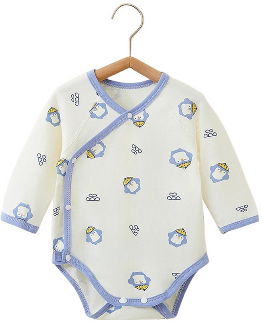 Bebeniz 新生兒圖案亮點純棉紗布連身衣